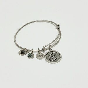 Alex and Ani Initial C Charm Bangle Bracelet